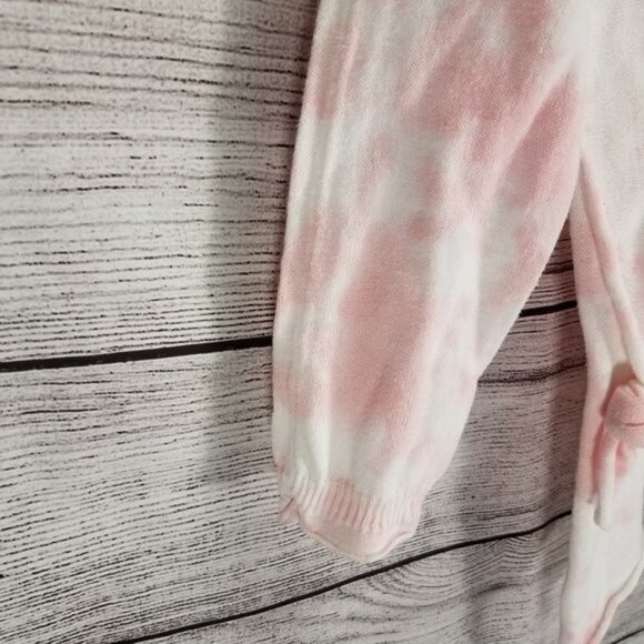 NEW Cloth by Design Nordstrom XS Pink Tie Dye Tunic Knit Sweater Top Asymmetric - Picture 8 of 12